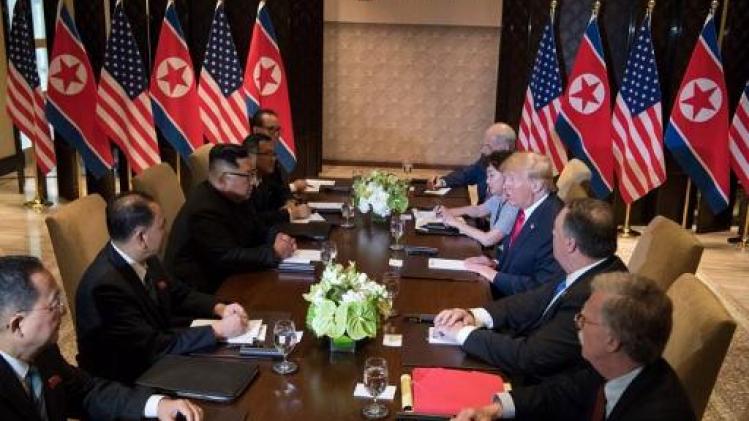 Ontmoeting Trump-Kim - Uitgebreide bilaterale meeting afgelopen