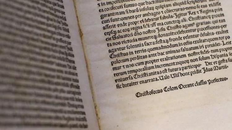 VS geven gestolen brief van Columbus terug aan Vaticaanse Bibliotheek
