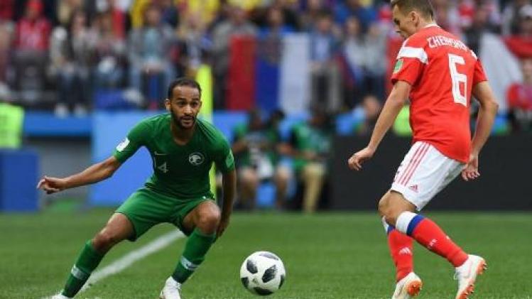 Rusland laat Saoedi-Arabië kansloos in WK-openingswedstrijd