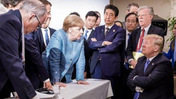 Trump tweet eigen G7-foto's die volgens hem échte verhaal van top vertellen