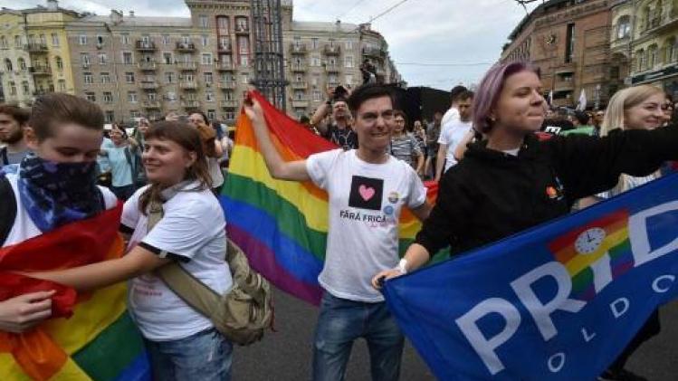 Duizenden demonstranten in Kiev op straat voor gelijke rechten voor homoseksuelen