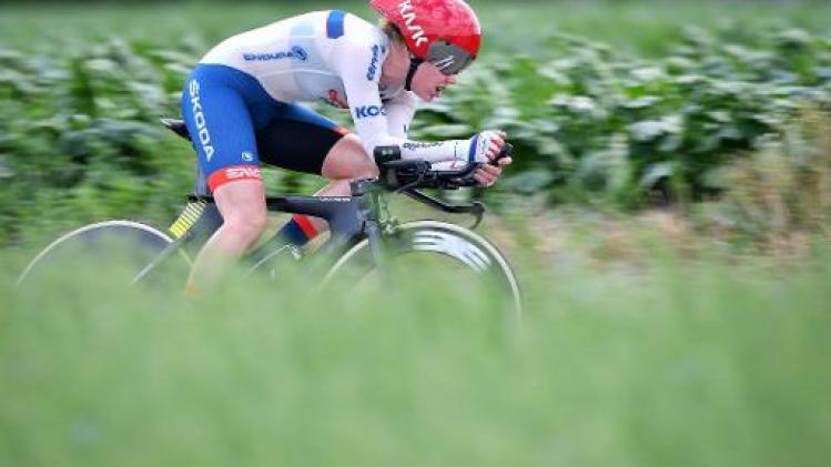 BK wielrennen - Ann-Sophie Duyck wordt voor de vijfde opeenvolgende keer Belgisch kampioene tijdrijden