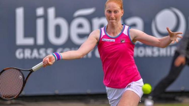 Van Uytvanck knokt zich in drie sets naar tweede ronde WTA Eastbourne