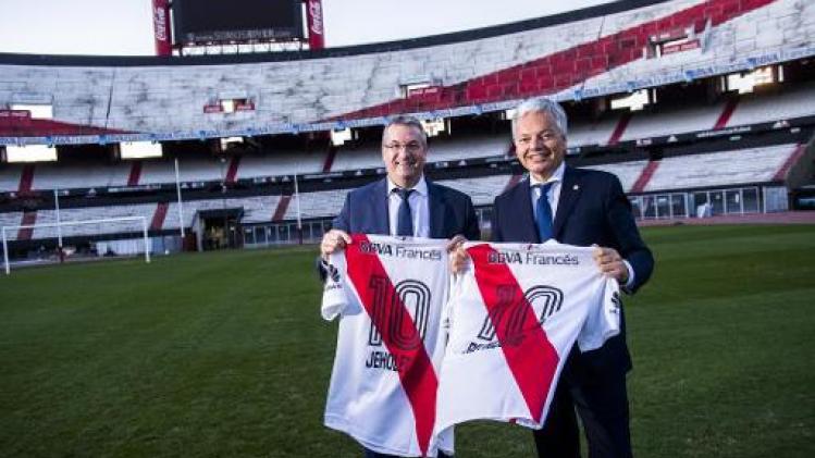 Prinselijke missie Argentinië en Uruguay - Reynders bezoekt stadion River Plate