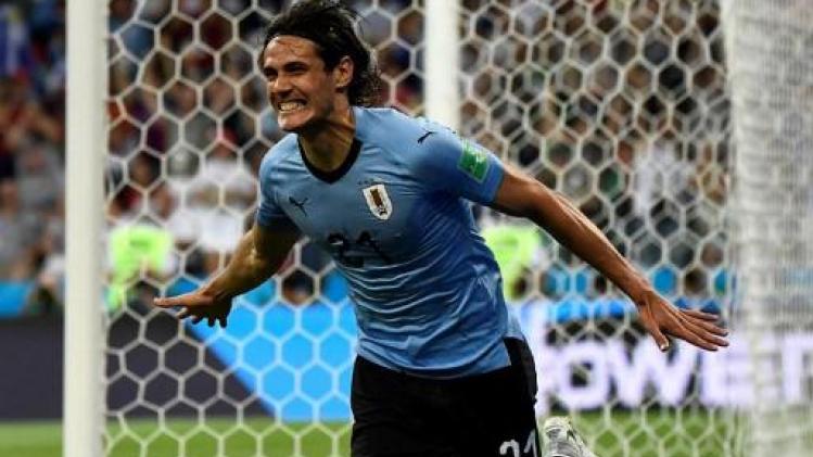 WK 2018 - Edinson Cavani "Man van de Match" in Uruguay-Portugal