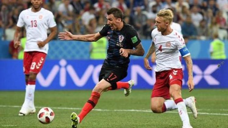 WK 2018 - Kroatië met strafschoppen voorbij Denemarken naar kwartfinales