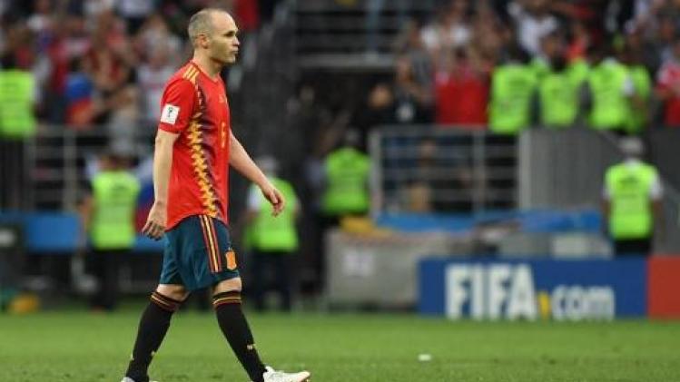 WK 2018 - Iniesta stopt als international na uitschakeling Spanje