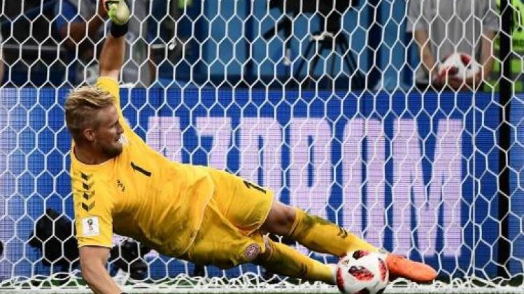 WK 2018 - Deense doelman Kasper Schmeichel is Man van de Match in Kroatië Denemarken