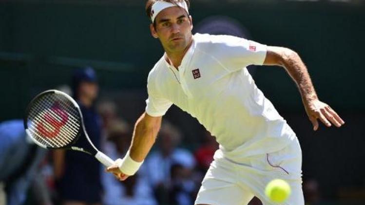Roger Federer begint overtuigend aan jacht op negende Wimbledontitel