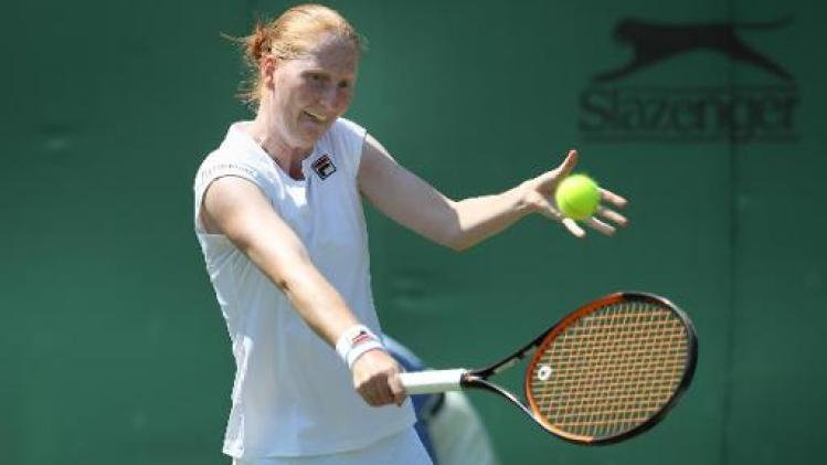 Alison Van Uytvanck stoot door naar tweede ronde Wimbledon