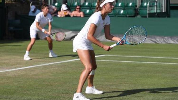 Elise Mertens met Demi Schuurs naar achtste finales dubbelspel Wimbledon