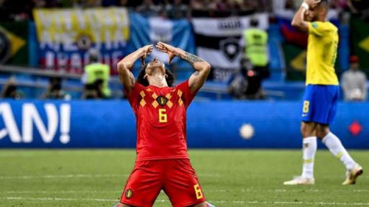 WK 2018 - Axel Witsel na gewonnen kwartfinale tegen Brazilië: "Mooiste moment uit mijn carrière"