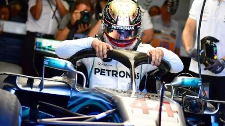 Hamilton verovert pole in GP van Groot-Brittannië