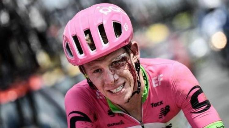 Tour de France - Lawson Craddock wil ondanks breuk in schouderblad niet opgeven