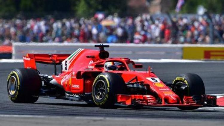 WK-leider Vettel wint GP van Groot-Brittannië