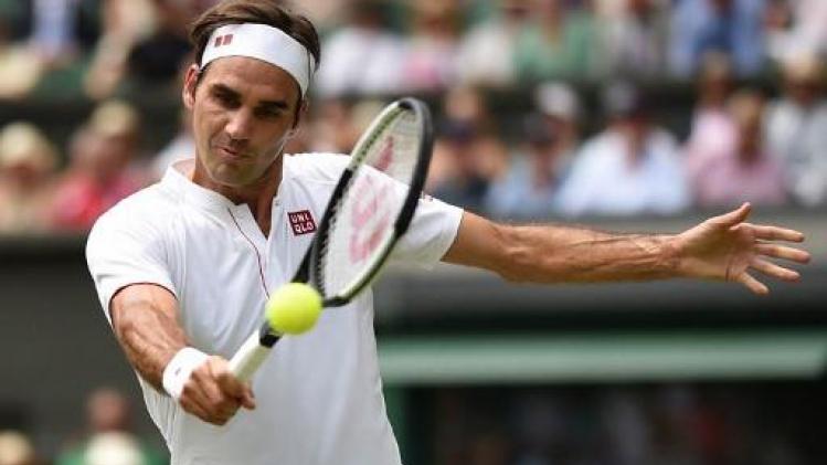 Roger Federer blijft op koers voor negende Wimbledon-titel