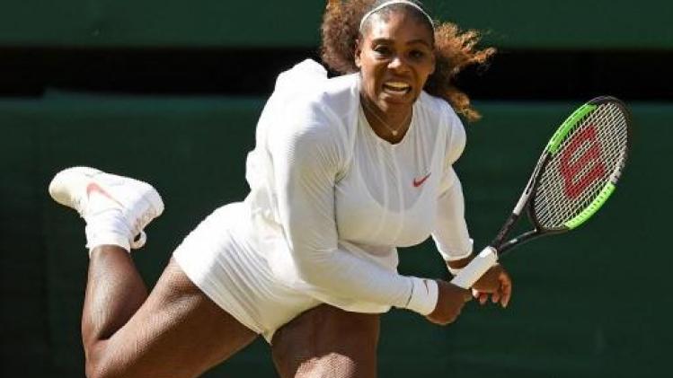 Wimbledon - Serena Williams in halve finale tien maanden na bevalling