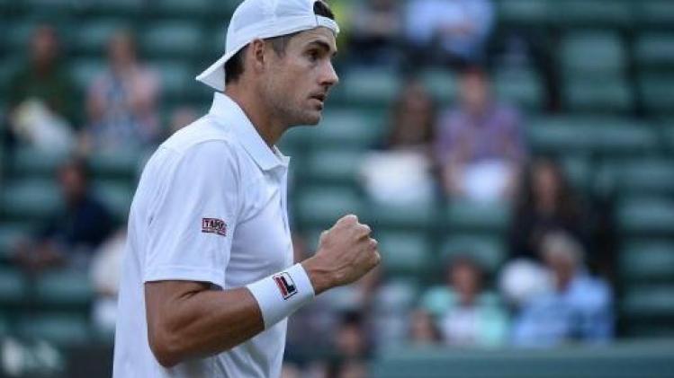 Wimbledon - John Isner stoot door naar halve finales