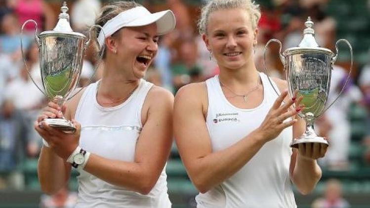 Wimbledon - Barbora Krejcikova en Katerina Siniakova winnen dubbelfinale