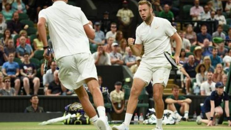 Wimbledon - Amerikanen Jack Sock en Mike Bryan winnen dubbelfinale