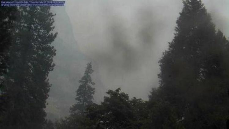 Natuurbrand bedreigt Yosemite National Park