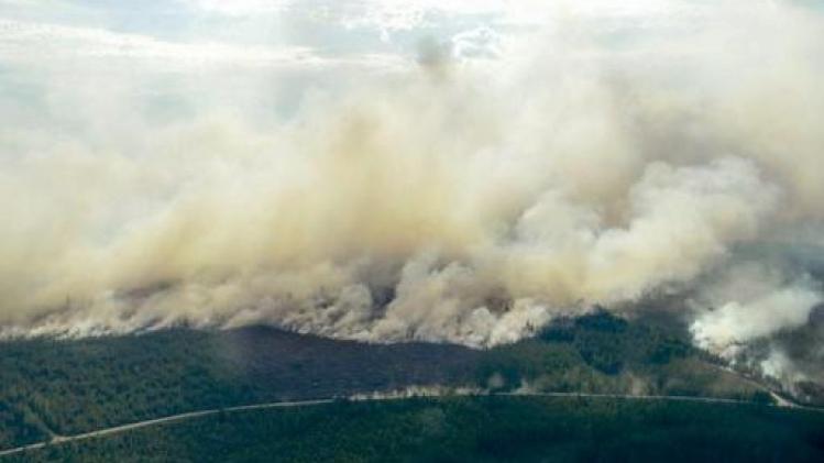 Dorpen geëvacueerd door grote bosbranden in Zweden