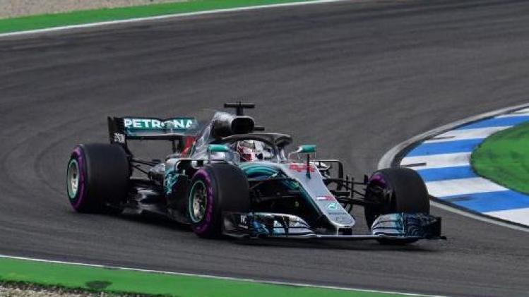 F1 - GP van Duitsland - Lewis Hamilton slaat dubbelslag na chaotisch slot
