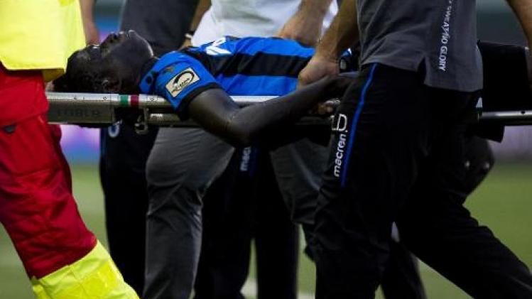 Diatta (Club Brugge) houdt zware hersenschudding en polsbreuk over aan Supercup