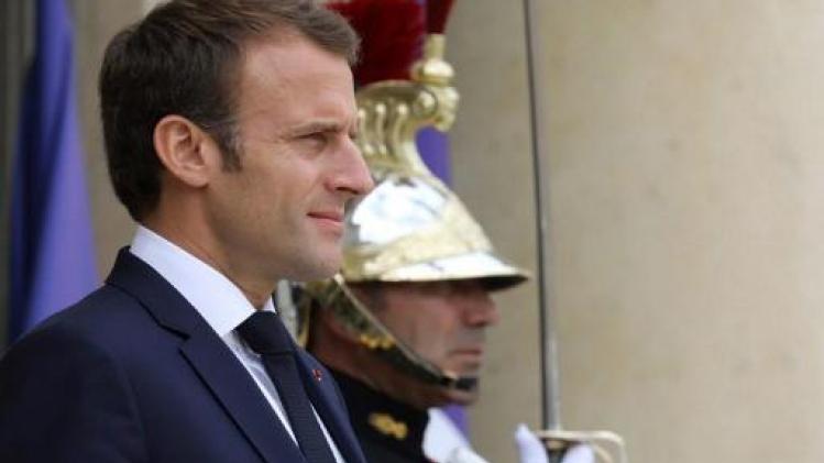Zaak-Benalla - Macron: "Ik ben de verantwoordelijke"