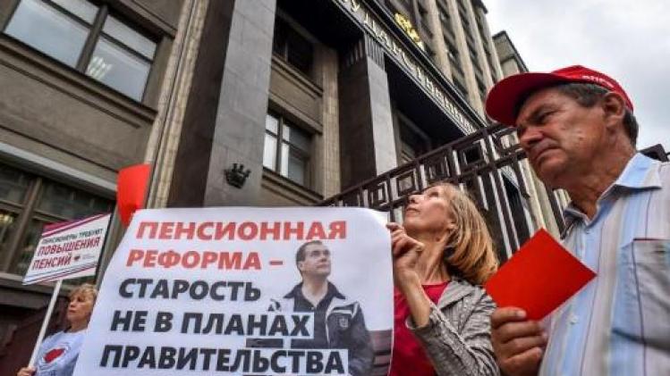 Tienduizenden mensen betogen in Rusland tegen pensioenhervorming