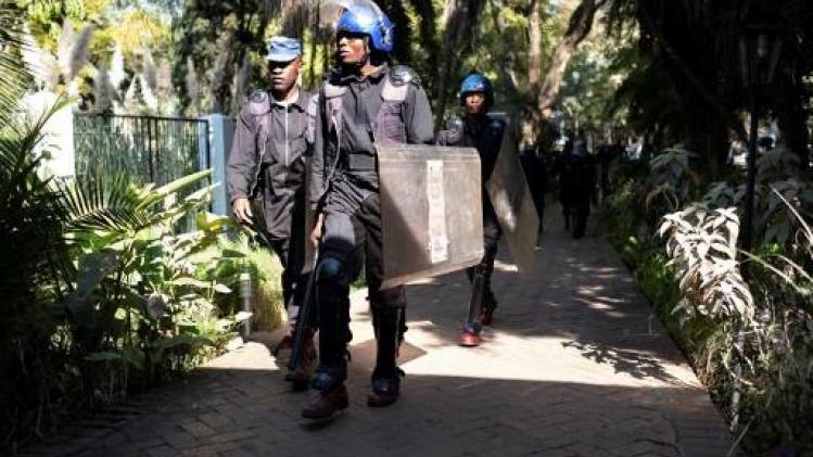 Politie verhindert persconferentie van Zimbabwaanse oppositieleider