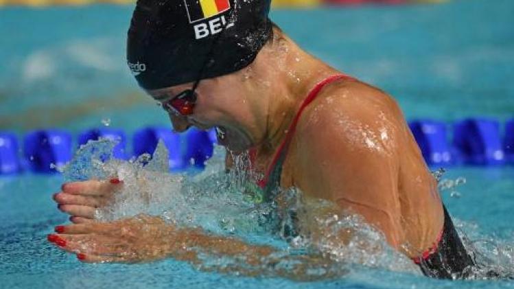 Glasgow 2018 - Zwemmen - Fanny Lecluyse grijpt naast finale 100 meter schoolslag