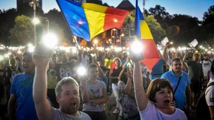 Betogers protesteren tegen Roemeense regering voor derde dag op rij