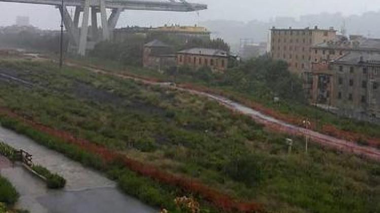 Zeker twintig doden door ingestorte snelwegbrug in Genua