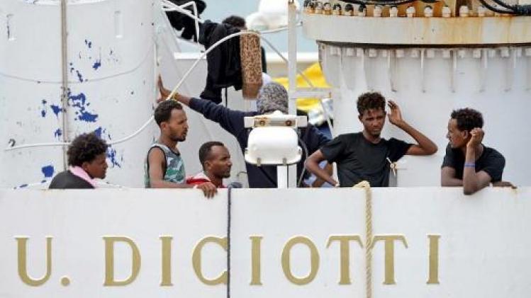 Geen akkoord over verdeling van migranten aan boord van Diciotti
