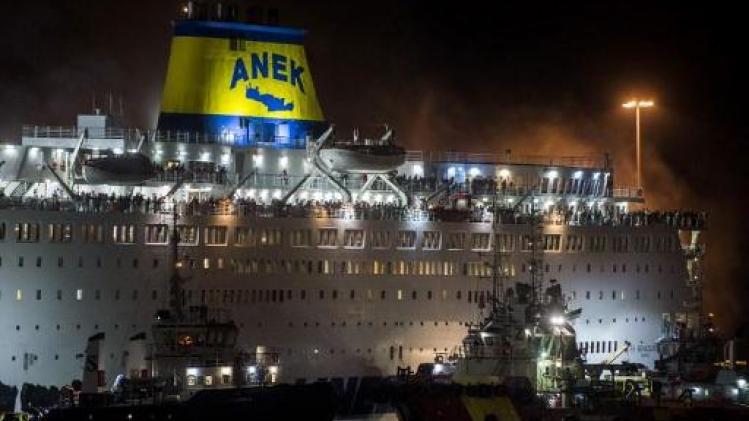 Griekse veerboot veilig teruggekeerd in haven van Piraeus