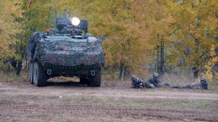 Belgische F-16's en pantservoertuigen naar Litouwen om oostflank van de NAVO te beschermen