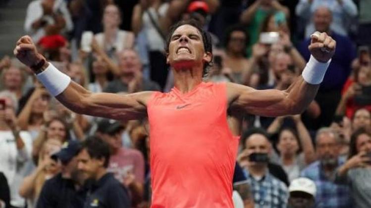 US Open - Rafael Nadal en Kevin Anderson komen met de schrik vrij