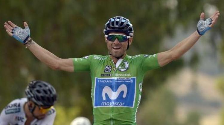 Alejandro Valverde wint 8e rit