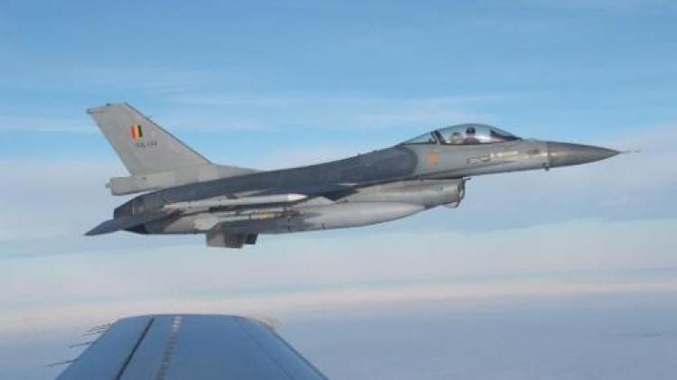 Belgische F-16's voeren interventie uit boven Baltische zee