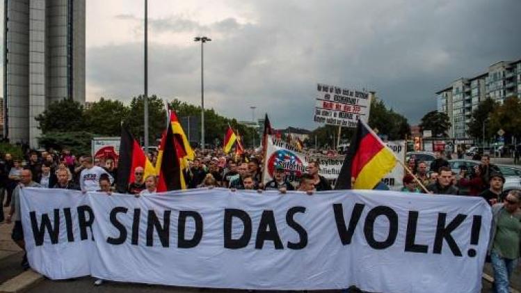 Opnieuw duizenden manifestanten op straat in Chemnitz