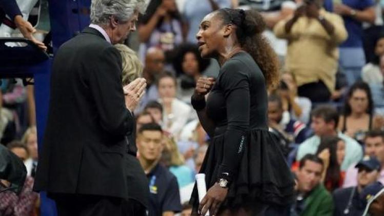 US Open - Boete voor Serena Williams na ruzie met wedstrijdleiding