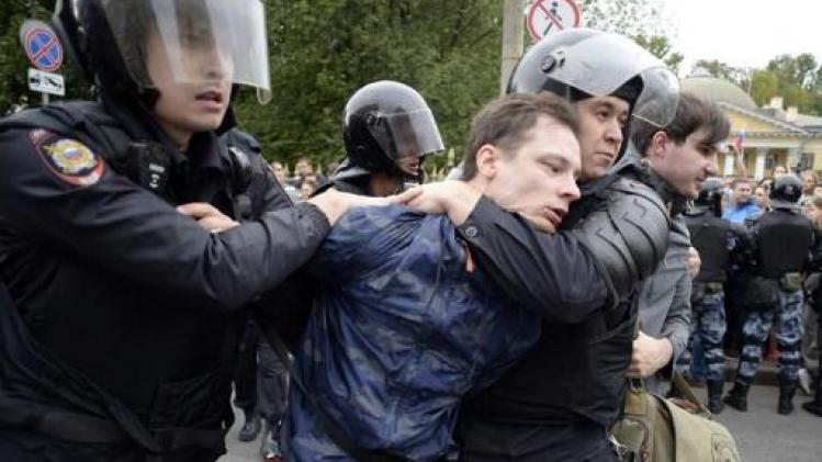 Duizend manifestanten opgepakt bij protesten tijdens verkiezingen Rusland