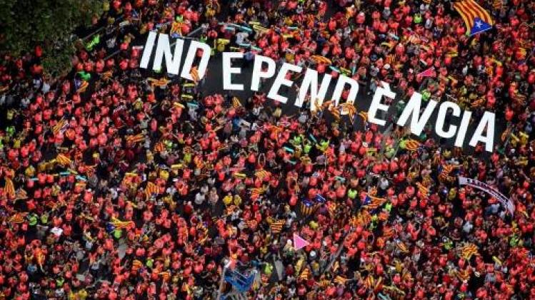 Bijna miljoen separatisten manifesteert in Barcelona