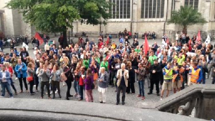 Schild & Vrienden - 250 betogers in Leuven tegen discriminatie