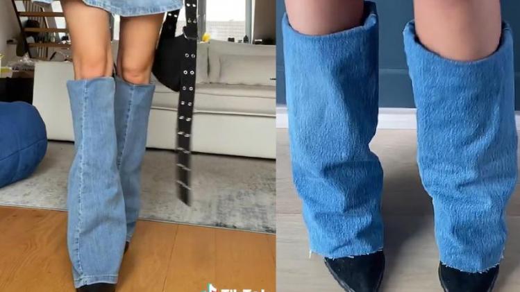 jeans boots