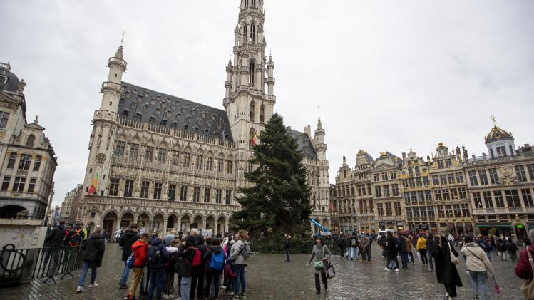 Winterpret kan beginnen: Kerstboom aangekomen op Brusselse Grote Markt