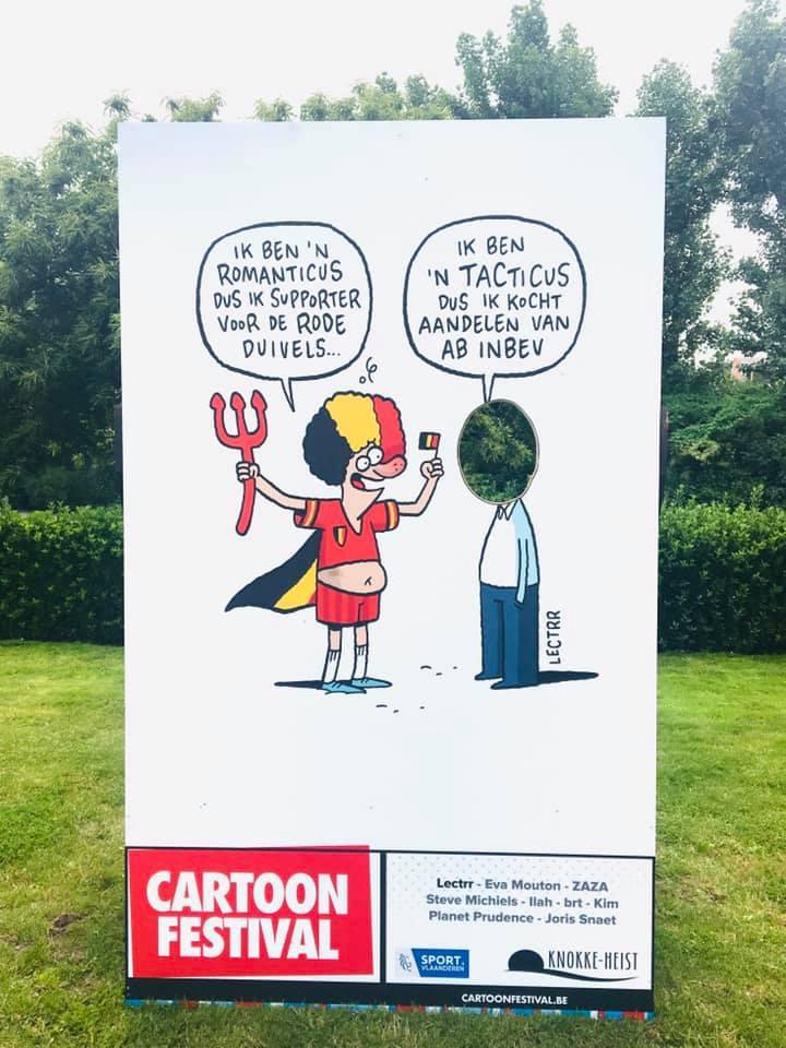 Foto Facebook @Internationaal Cartoonfestival Knokke-Heist