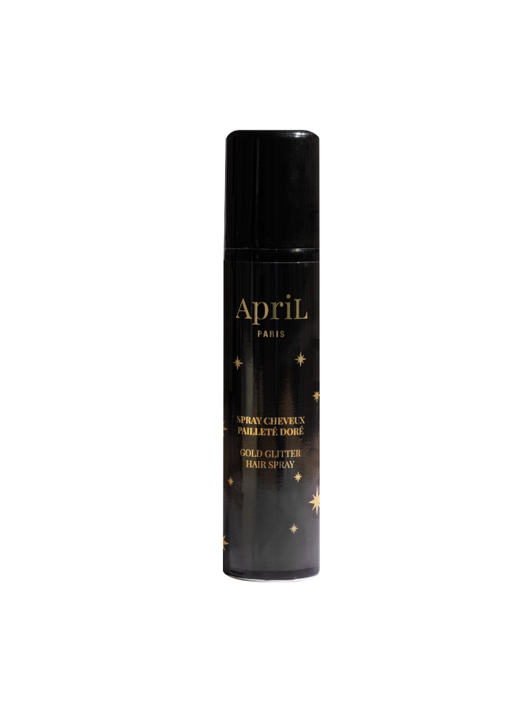 APRIl - Spray cheveux pailleté doré